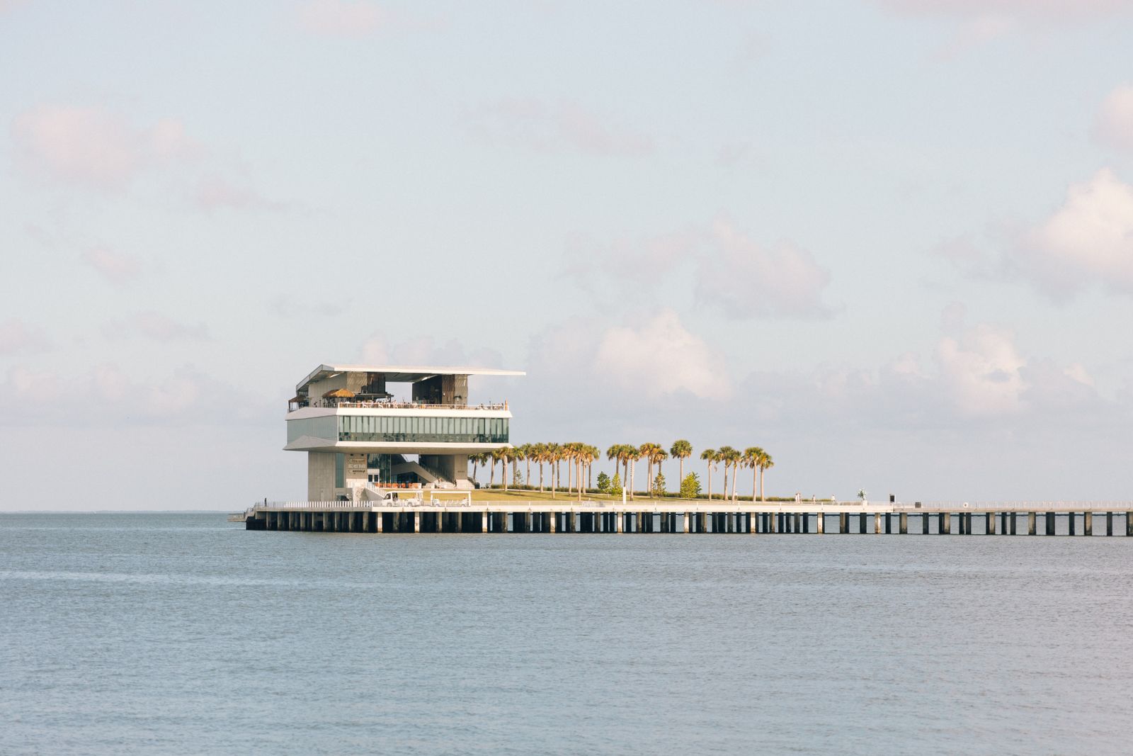 Scenic view of Saint Pete Pier in St. Petersburg, Florida