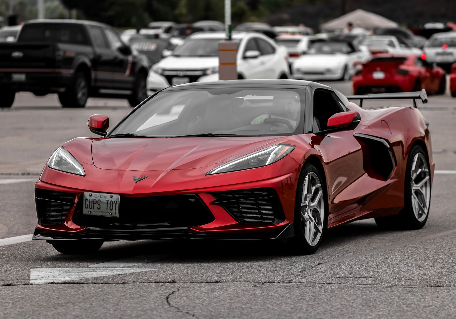 Corvette C8 Z06 in yellow